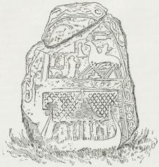 Fig. 2. Odin (Runesten fra Tjängvide, Gulland).