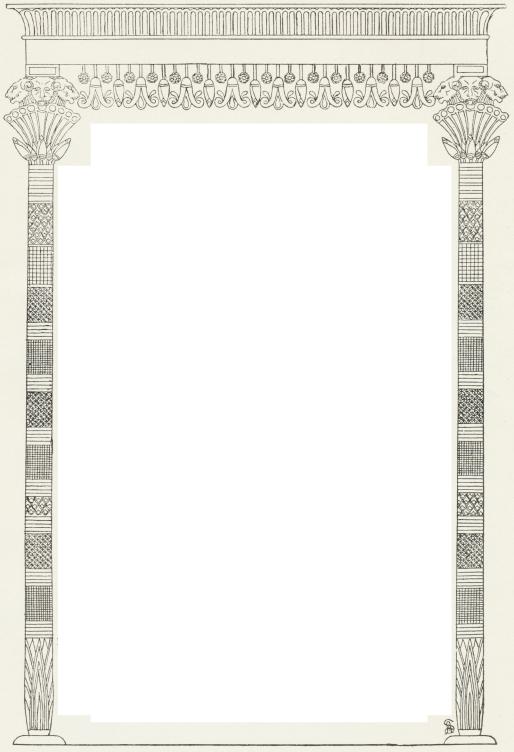 Fig. 4. Ægyptisk Planteværk. Fig. 4. Ægyptisk Planteværk.
