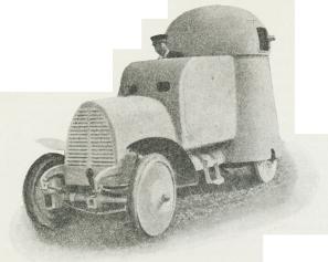 Fig. 1. Østerrigsk helpansret Automobil.