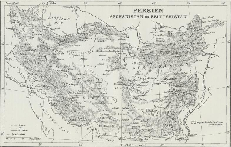 PERSIEN<bAFGHANISTAN OG BELUTSHISTAN