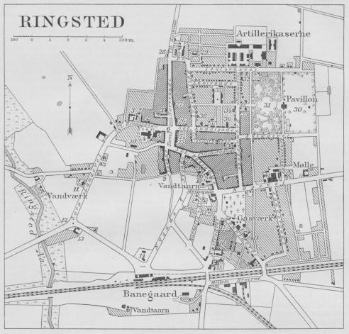 Situationsplan over Ringsted.