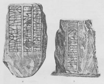Fig. 16.<bLille Jellingesten (Jylland).
