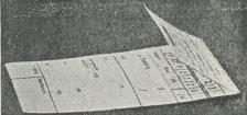 Fig. 2. Blanket til Seddelrørpost.