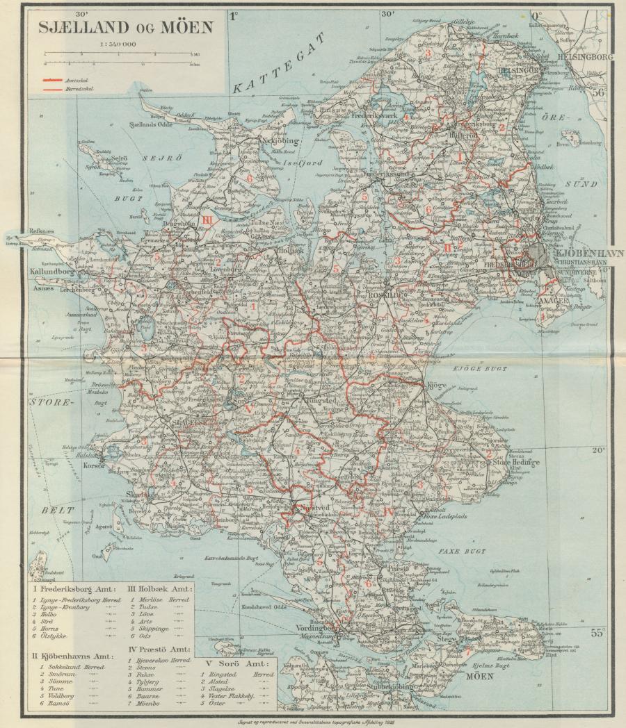 SJÆLLAND OG MÖEN