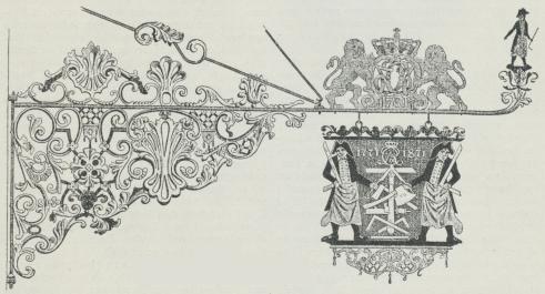 Fig. 2.<bDe kjøbenhavnske Tømmersvendes<bUdhængsskilt.