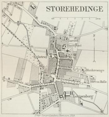 Situationsplan over Storehedinge.