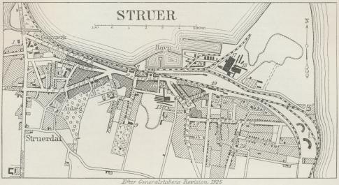 Situationsplan over Struer.
