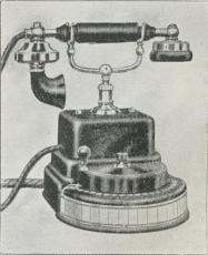 Fig. 8. Selvvælgertelefonapparat for<bHustelefonanlæg.