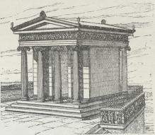 Tempel for Athena Nike (restaur.), Athen.
