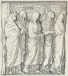 Vestalinder. Relief; Alter fra Sorrento. Vestalinder. Relief; Alter fra Sorrento.