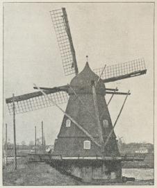 Fig. 3. Hollandsk Mølle paa Sjælland (ved Nykjøbing)