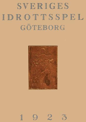 SVERIGES<bIDROTTSSPEL<bGÖTEBORG<b<b1923