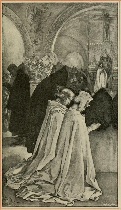 <smalIll. C. L.[=Carl Larsson]                                SWANTYPE</smal<bRiddaren och pilgrimen.