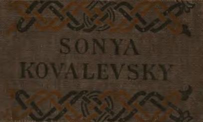 SONYA<bKOVALEVSKY