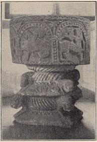 Fig. 23. Dopfunten i Fröderyds kyrka. Fig. 23. Dopfunten i Fröderyds kyrka.