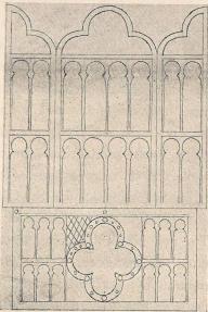 Fig. 24. Forna altarverket i Bergs kyrka (efter N. M. Mandelgren). Fig. 24. Forna altarverket i Bergs kyrka (efter N. M. Mandelgren).