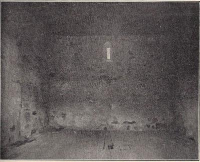 Fig. 41. Det inre av Dädesjö gamla kyrka (mot väster).