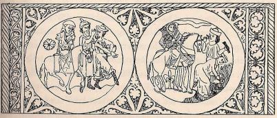 Fig. 45 Flykten till Egypten. Såningsundret.