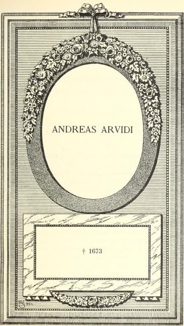 ANDREAS ARVIDI<b<b† 1673