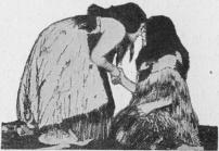 Hälsningsceremonien »Hongi».