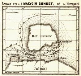 Lenas resa i MALYGIN SUNDET, af A. Hovgaard.