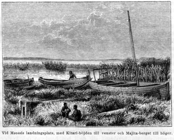 Vid Msossis landningsplats, med Kitari-höjden till venster och Majita-berget till höger. Vid Msossis landningsplats, med Kitari-höjden till venster och Majita-berget till höger.