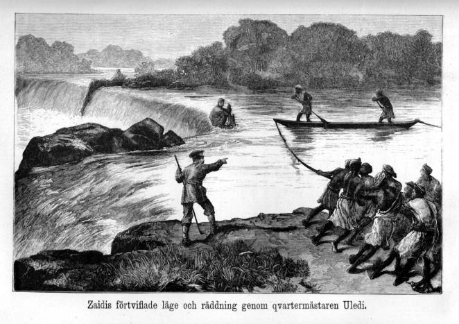 Zaidis förtviflade läge och räddning genom qvartermästaren Uledi.
