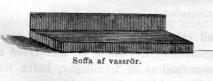 Soffa af vassrör.