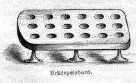 Brädspelsbord.