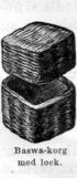 Baswa-korg med lock.
