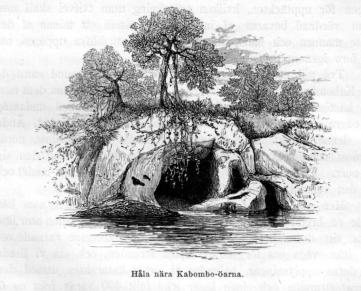 Håla nära Kabombo-öarna.