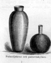 Palmoljekrus och palmvinkylare.