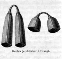 Dubbla jernklockor i Urangi. Dubbla jernklockor i Urangi.