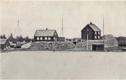 Stegeholms slottsruin från 1880-talet