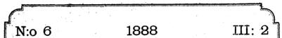 N:o 6                1888                III: 2
