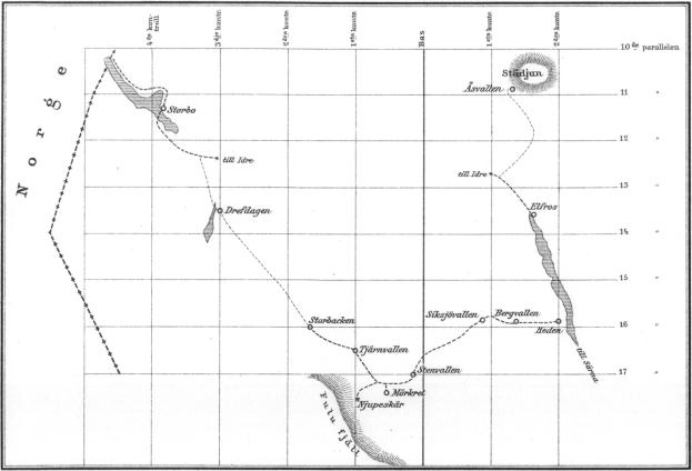 UTKAST ÖFVER TURISTVÄGAR I SÄRNA SOCKEN.