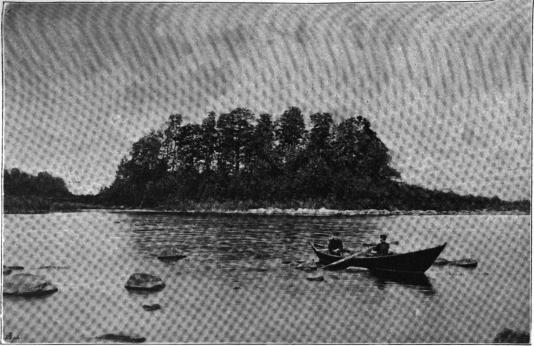 Engelbrektsholmen i Hjälmaren.<bEfter fot. af kamrer M. <span class=