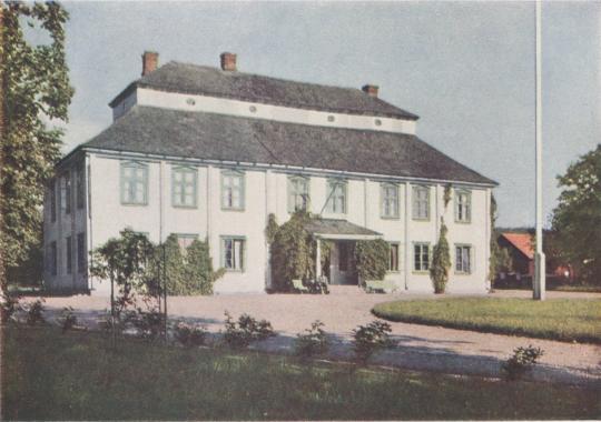 John Hertzberg foto.<b<bDET FORNA LILLJEBJÖRNSKA GODSET ODENSTAD I VÄRMLAND, DÄR<bERIK GUSTAF GEIJER HÄMTADE SIN BRUD.