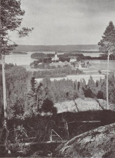 C. G. Rosenberg foto,<bBRUNSKOGS KYRKA VID EN VIK AV VÄRMELN. EN AV DE BYGDER, FRÖDING BESJUNGIT.