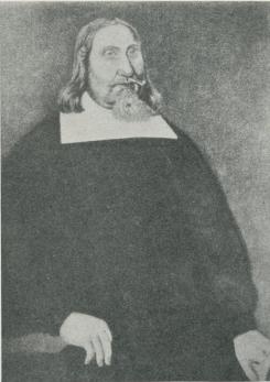 Borgmästaren och hammarpatronen Johan Börjesson.<bEfter en oljemålning i Sunnemo kyrka.<b