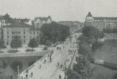 G. Heurlin foto.<b<bStorgatan i Örebro.