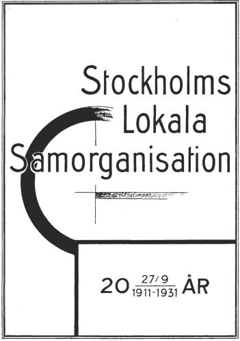 Stockholms Lokala Samorganisation 20 ÅR