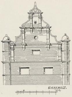Bild 65. Östra gafveln, Skarhult.