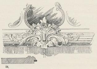 Bild 117. Detalj å port, Oxtorgsgatan 18, Stockholm.