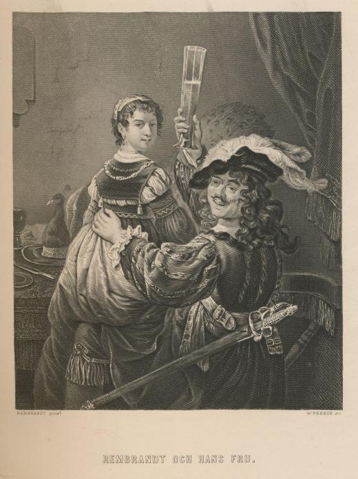 Rembrant och hans fru.