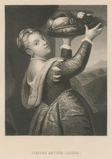 Tizians dotter Lavinia.