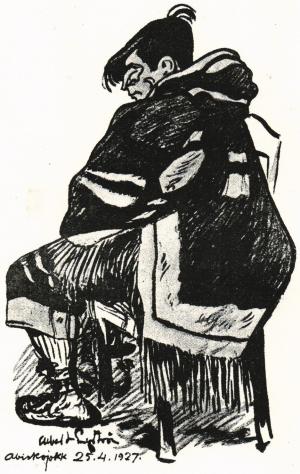 Abiskojokk 25.4.1927.