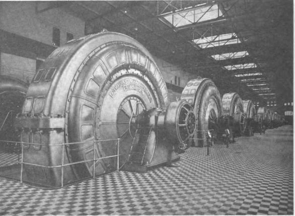 Fig. 6. Maskinsalen i Trollhättan.