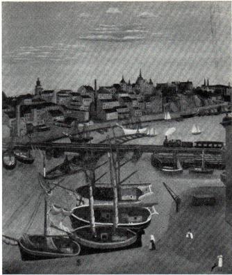 Hilding Linnqvist: Sommarnatt, Stockholm