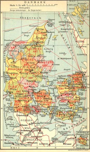 DANMARK<b<smalGENERALSTABENS LIT. ANST.</smal